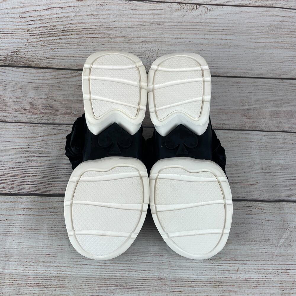 Kate Spade Scrunchie Womens Sz 6M Sneakers Black Velour - Picture 9 of 11